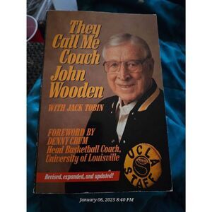 They call me coach John Wooden with Jackie Tobin contemporary books isbn 0809245